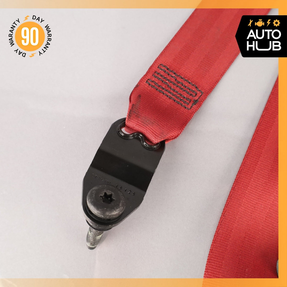 14-24 Jaguar X152 F-Type Front Left Driver Side Seatbelt Retractor Red OEM - photo 7