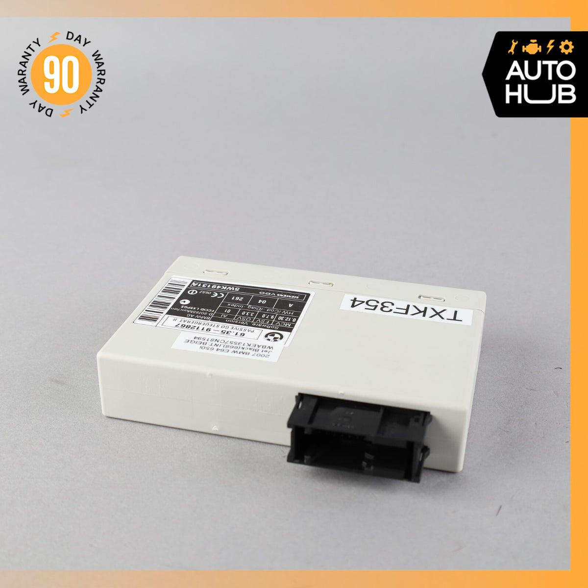 04-10 BMW E64 650i 550i Keyless Entry Passive Go Control Module 61359112867 OEM - photo 3