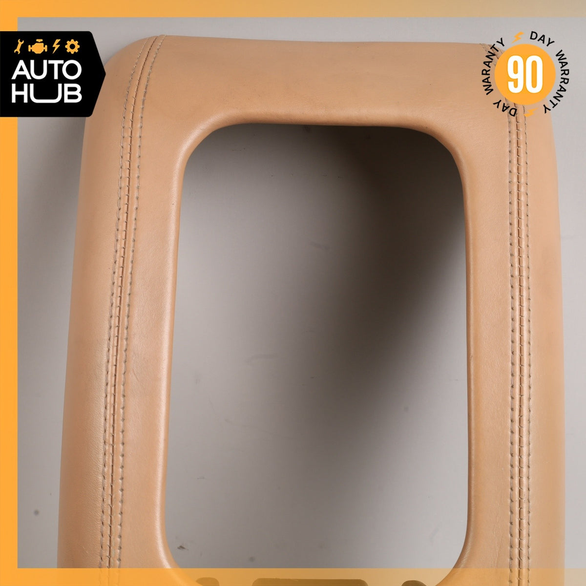 99-02 Bentley Arnage Center Console Arm Rest Armrest Cover Brown OEM 50k - photo 4