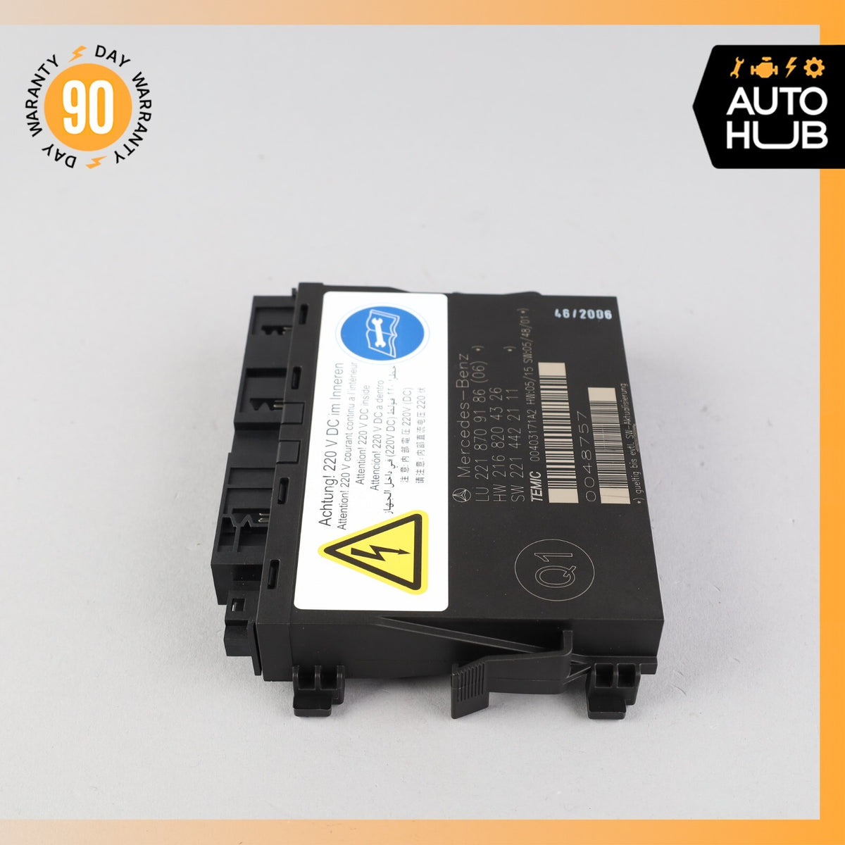 07-10 Mercedes W221 S600 Front Left or Right Seat Contour Control Module OEM - photo 3