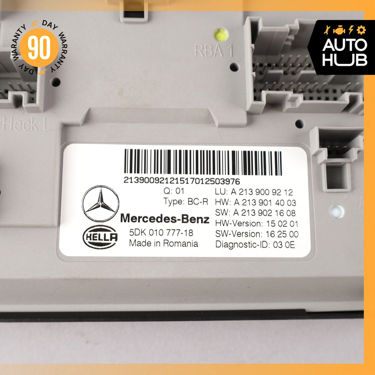 Mercedes W213 E43 AMG E300 Rear SAM Control Module Unit a139006909 OEM - photo 9