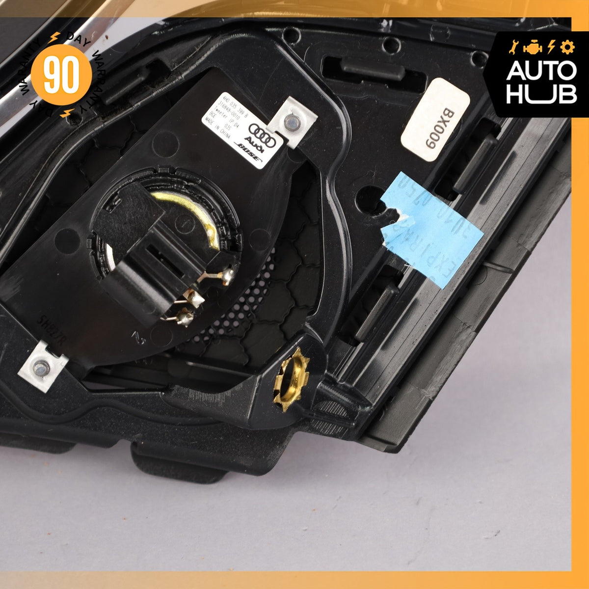 15-18 Audi D4 A8L Dashboard Tweeter Speaker w/ Trim Black OEM - photo 10