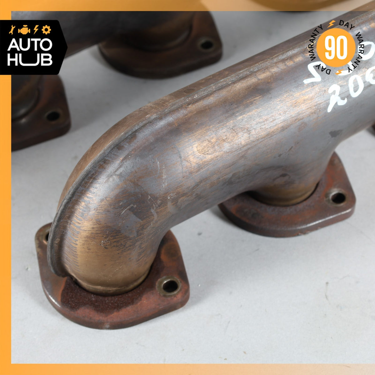 03-06 Mercedes R230 SL500 CLK500 Exhaust Manifold Right & Left Set of 2 OEM - photo 4