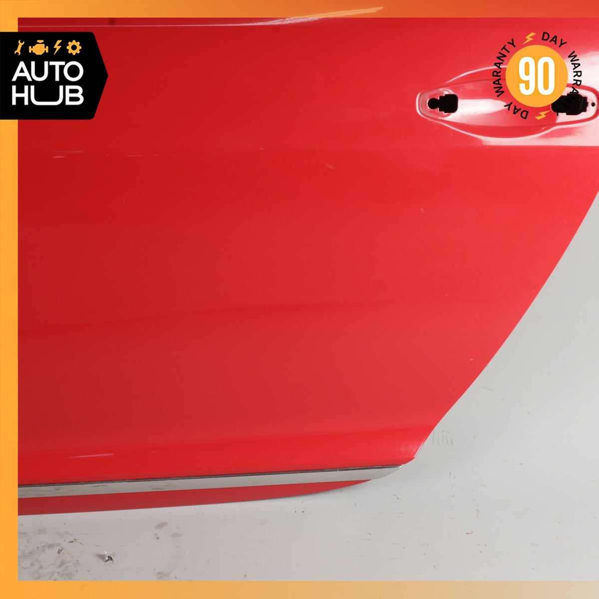 03-09 Bentley Continental GT GTC Left Side Door Shell Frame Panel Red OEM 87k - photo 5