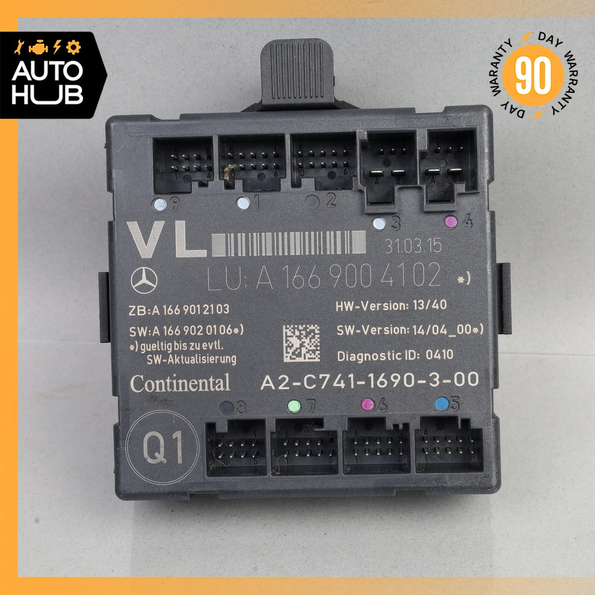 Mercedes W242 B250e Left Driver Side Door Control Module OEM - photo 7