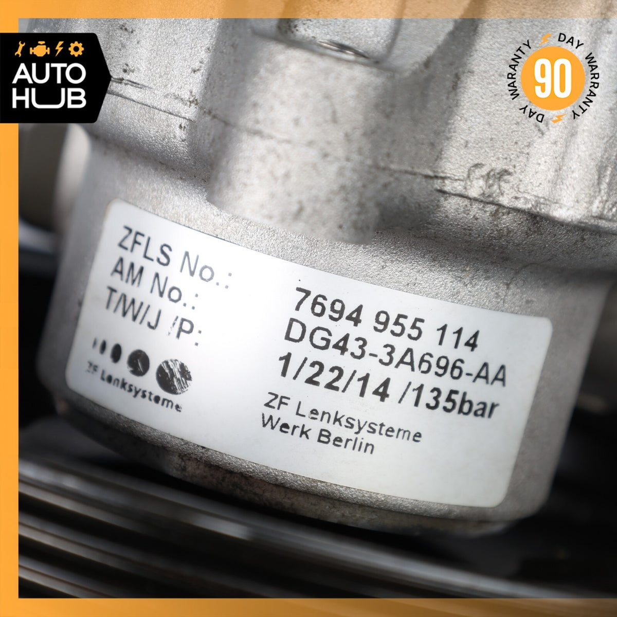10-15 Aston Martin DB9 Rapide Vanquish Power Steering Pump DG433A696AA OEM - photo 7
