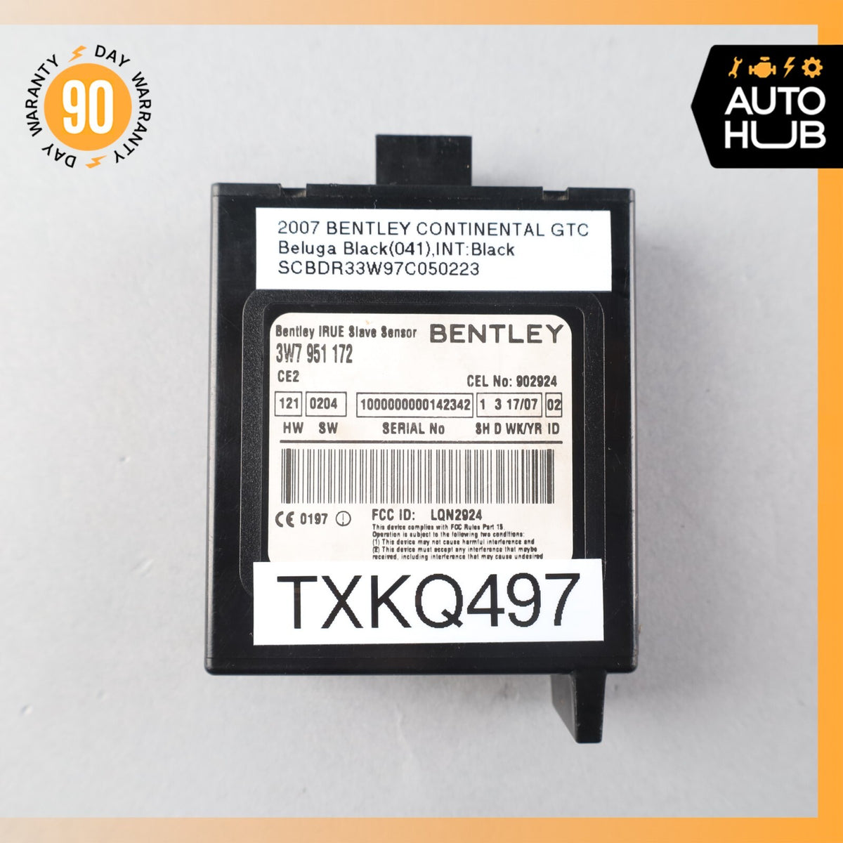 07-18 Bentley Continental GTC Anti Theft Alarm Movement Module OEM 62k - photo 8