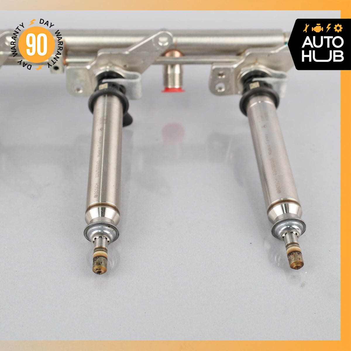 Mercedes W222 S550 CL550 Fuel Injection Rail Line w/ Injectors Left Side OEM - photo 11