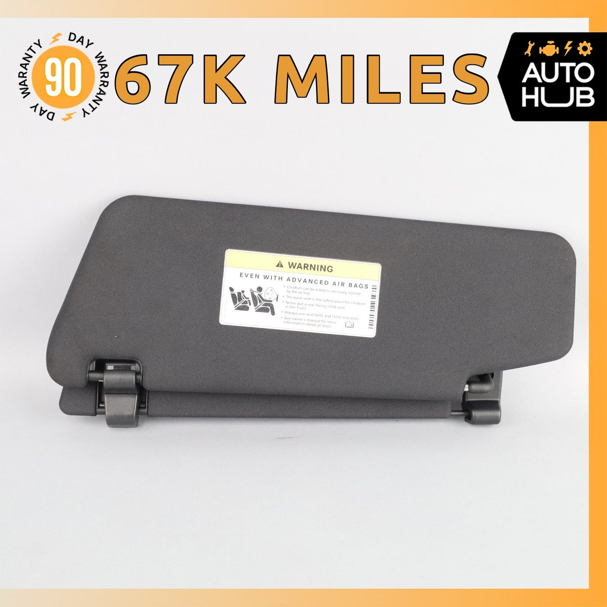 10-16 Mercedes W212 E350 E550 E400 Right Side Sun Visor Shade Sunvisor OEM 67k - photo 1