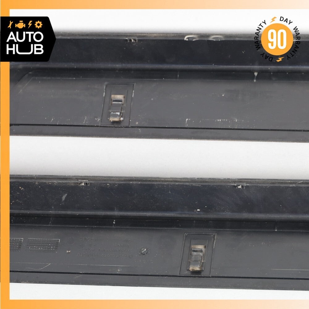 2014 Mercedes W207 E350 Coupe Door Step Sill Left and Right Side Set OEM - photo 17