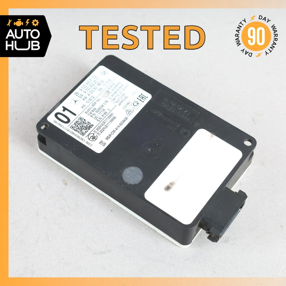 Mercedes W205 C350e Rear Bumper Blind Spot Radar Distance Sensor Module OEM - photo 1