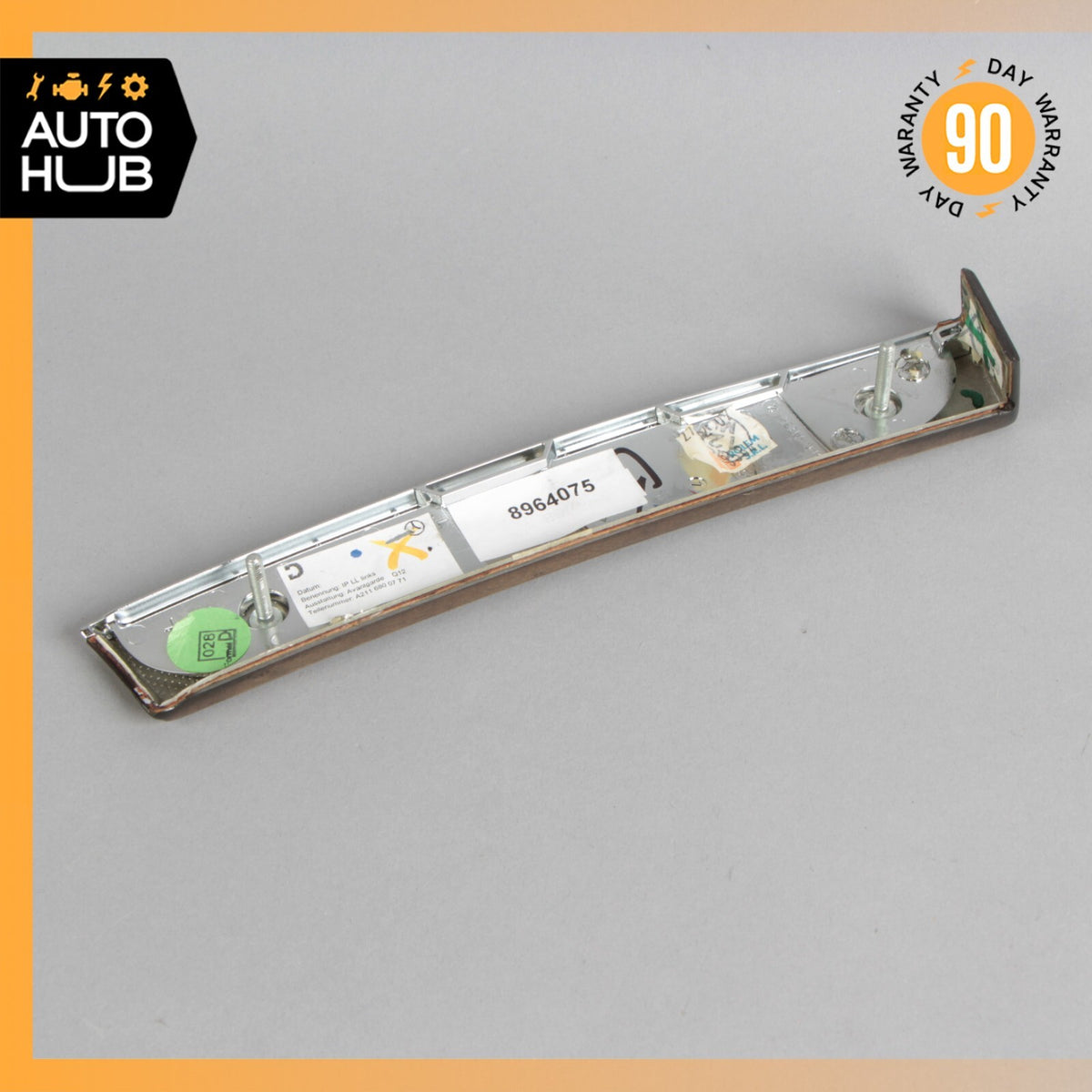 03-09 Mercedes W211 E350 E55 AMG E550 Dashboard Dash Left Molding Trim Wood OEM - photo 4