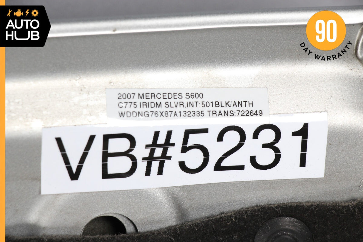 07-13 Mercedes W221 S600 S550 Hood Panel Assembly Iridium Silver Metallic OEM - photo 12