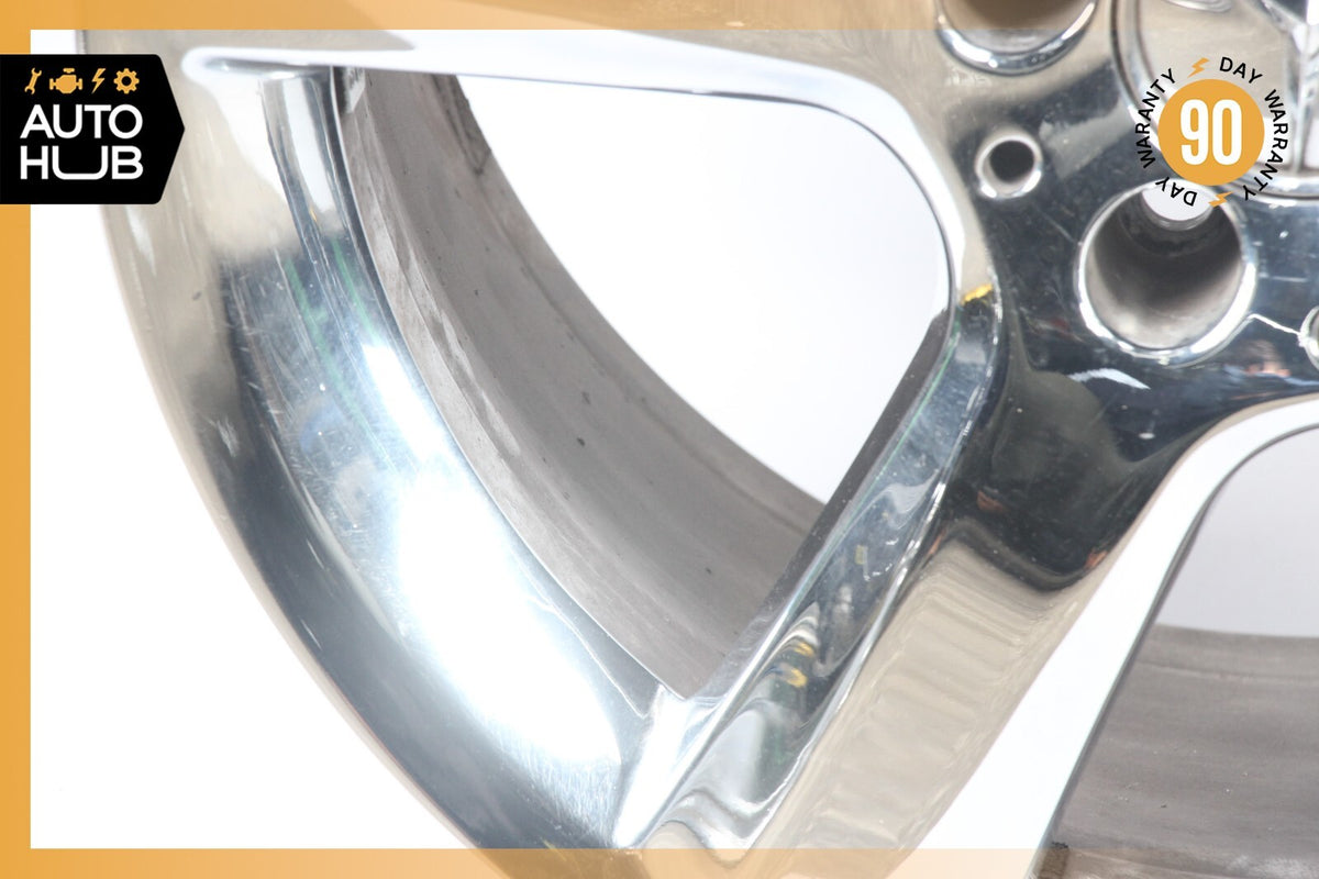 Mercedes R172 SLK250 SLC300 8.5 x 17 17" Rear Wheel Rim Chrome 1724013702 OEM - photo 8