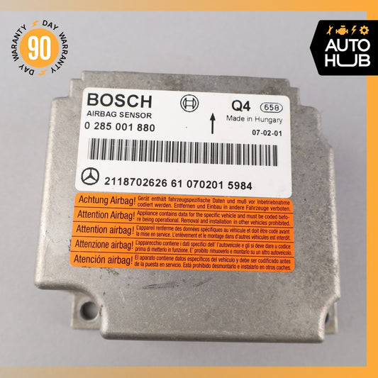 Mercedes W211 E320 E55 AMG Airbag Air Bag Sensor SRS Control Module OEM - photo 1