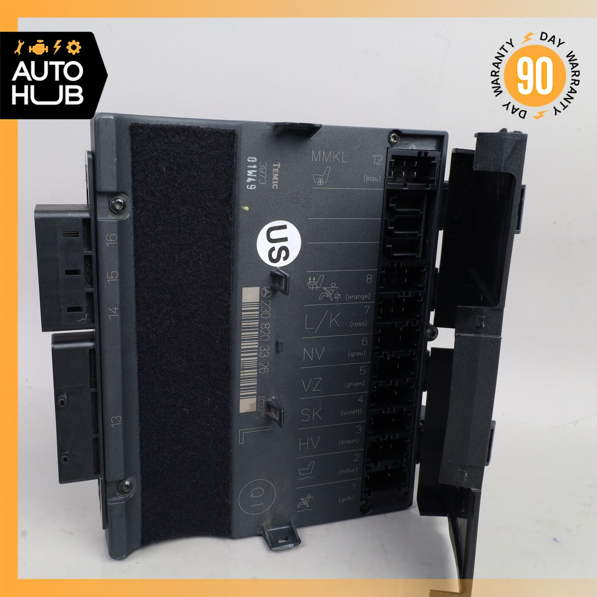 Mercedes R230 SL500 SL55 AMG Under Seat Control Module Left Driver Side OEM - photo 5