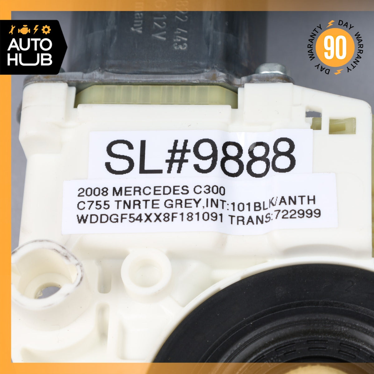 08-16 Mercedes W204 C300 GLK350 Rear Right Door Window Regulator Motor OEM 75k - photo 12