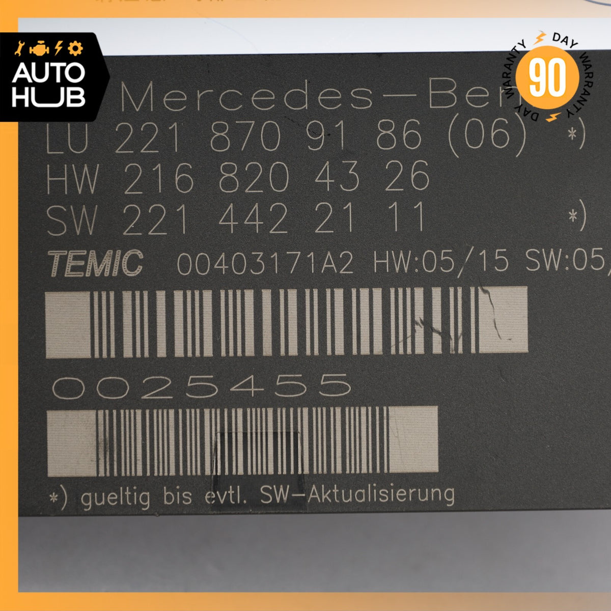 07-10 Mercedes W221 S600 S63 Front Left or Right Seat Contour Control Module OEM - photo 8