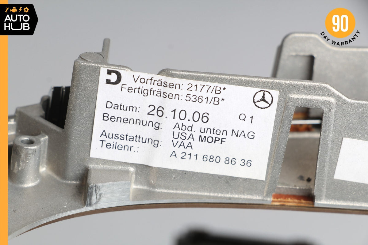 07-09 Mercedes W211 E350 E320 Center Console Shifter Trim Bezel Bird's Eye OEM - photo 11