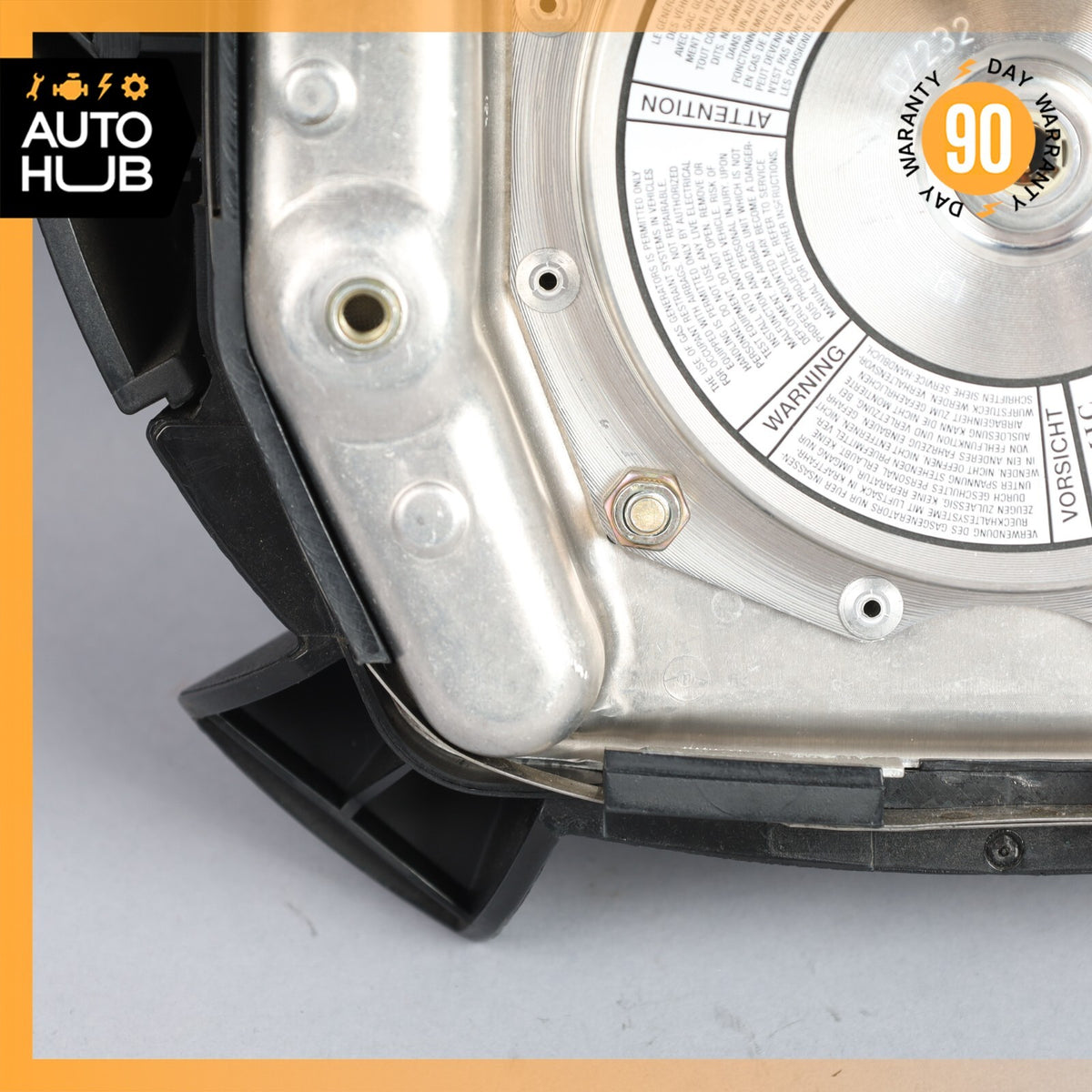 96-98 Mercedes R129 SL500 SL320 Driver Steering Wheel Airbag Air Bag Black OEM - photo 10