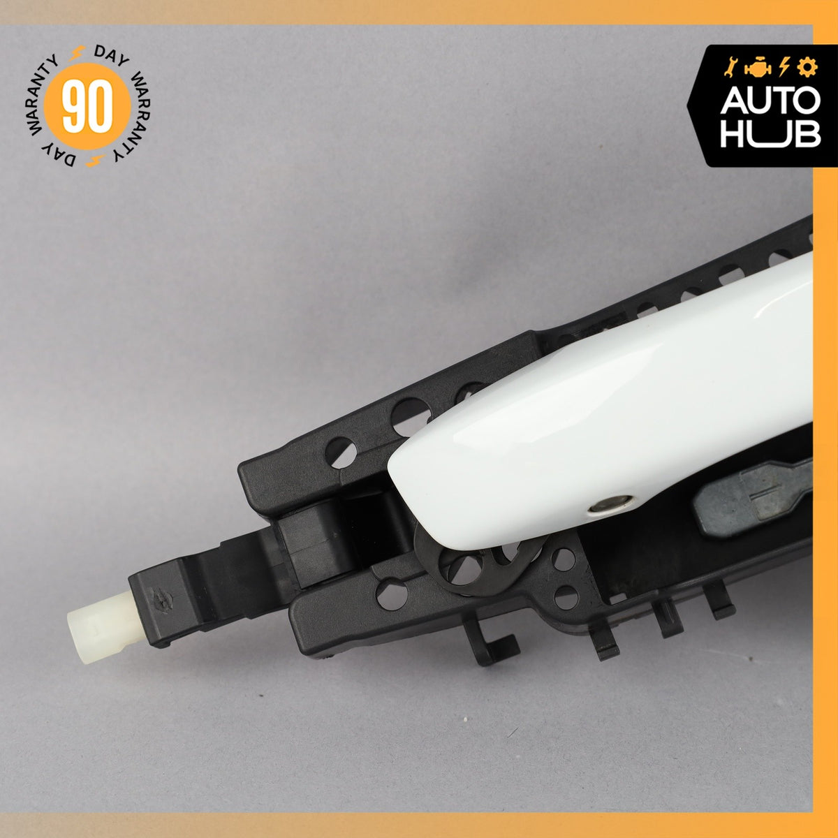 17-19 Audi 4M Q7 Rear Left Driver Side Exterior Door Handle White OEM 87k - photo 5
