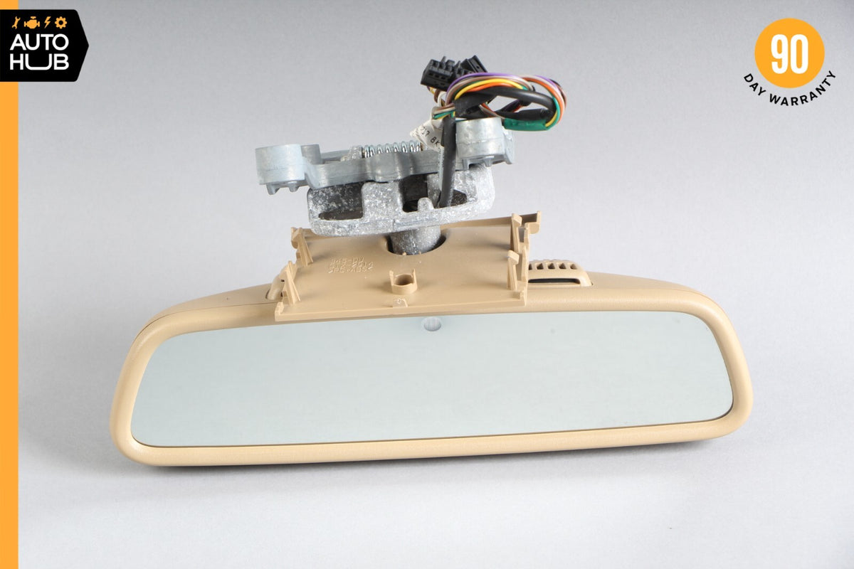 10-13 Mercedes W221 S400 S550 S63 AMG Interior Rear View Mirror Beige OEM - photo 1
