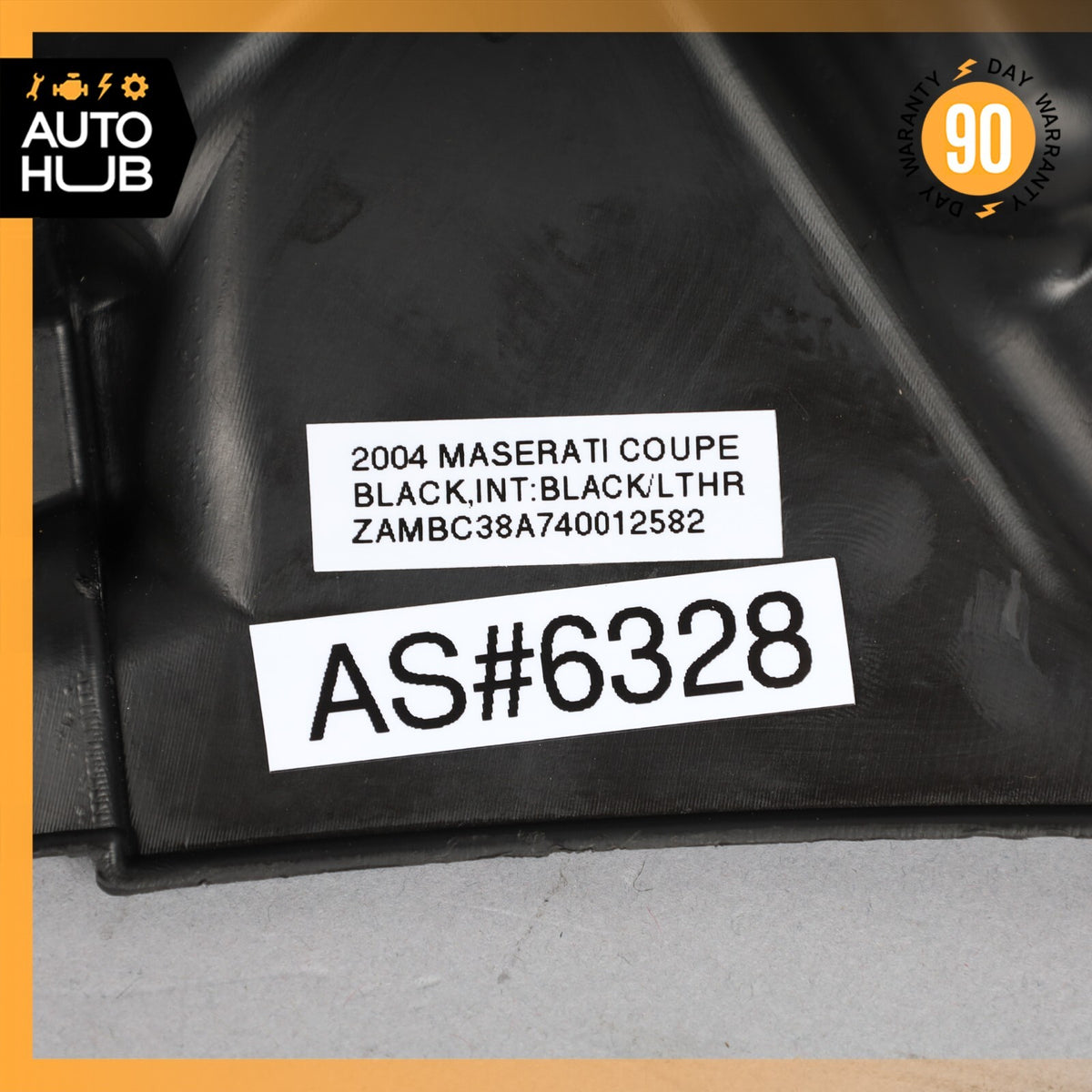 02-07 Maserati Coupe 4200 M138 Left Side Under Windshield Trim Panel Black OEM - photo 12