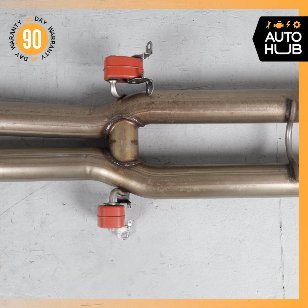 Bentley Continental Flying Spur Middle Exhaust Downpipe Left & Right Side OEM - photo 11