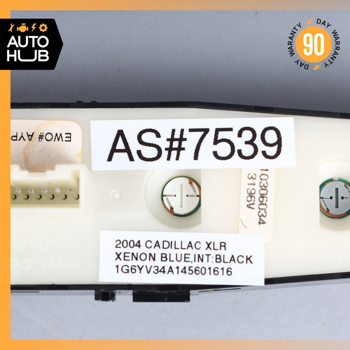 04-08 Cadillac XLR Front Left Driver Side Window Switch Control 10306034 OEM - photo 12