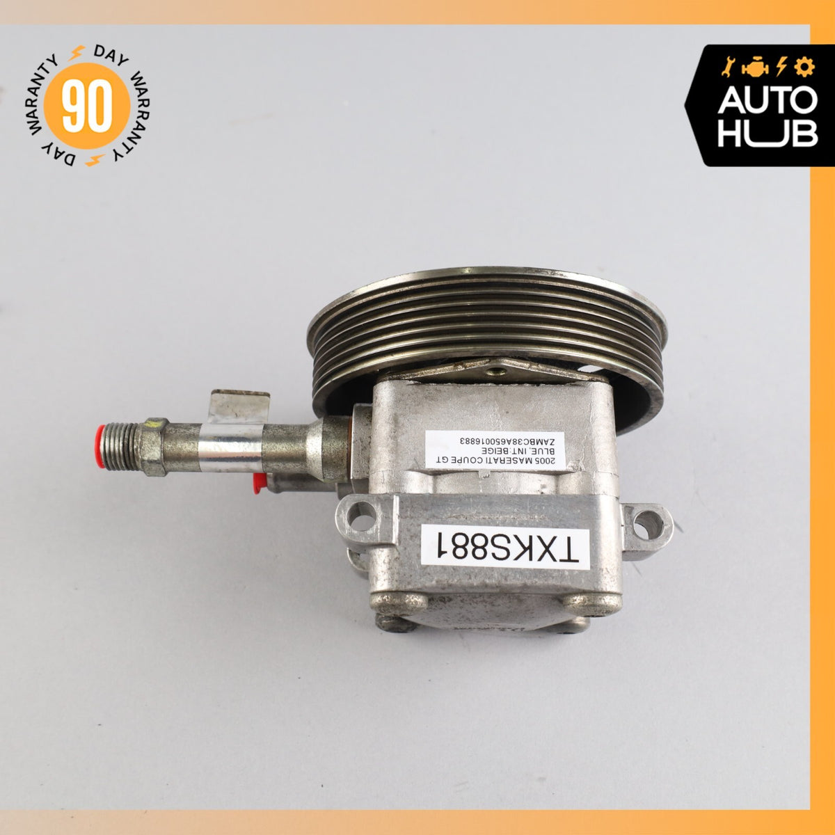 02-07 Maserati M138 Coupe Spyder 4200 GT CC Power Steering Pump 187920 OEM 67k - photo 7