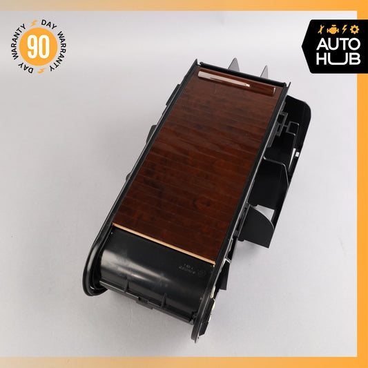 00-06 Mercedes W215 CL500 CL600 Rear Center Console Storage Wood Trim OEM - photo 1