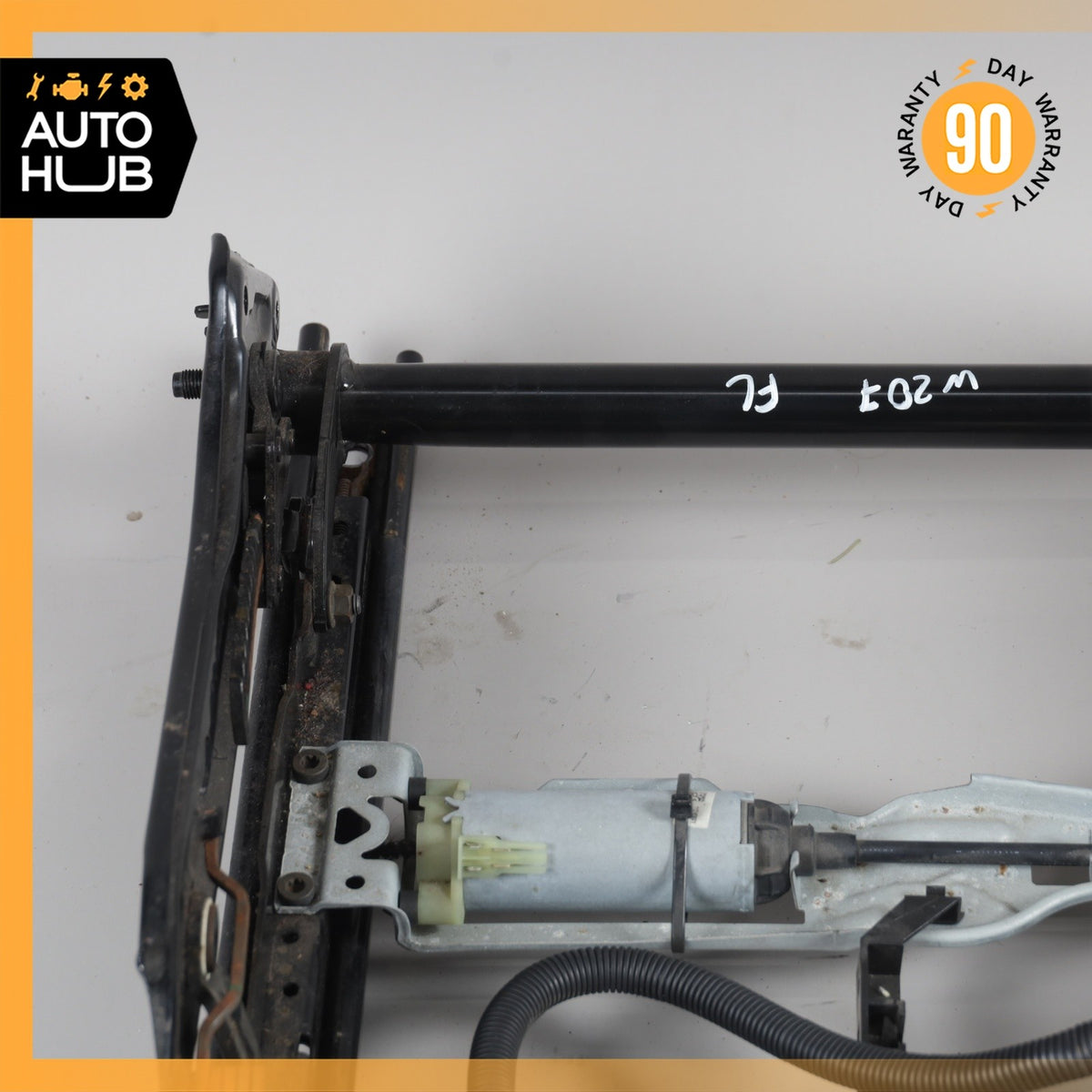 10-17 Mercedes W207 E350 C250 Front Left Seat Rail Track Frame w/ Motors OEM - photo 5