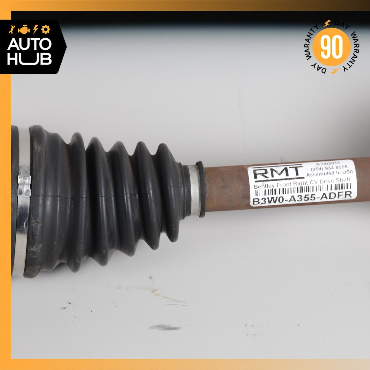 03-13 Bentley Continental Flying Spur 6.0L CV Axle Shaft Front Right Side OEM - photo 13