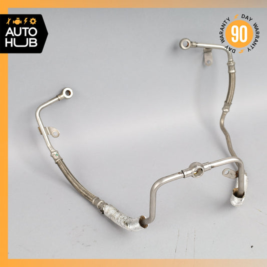 08-13 BMW F12 650i 750i X5 X6 4.4L Turbocharger Feed Oil Line 11427599233 OEM - photo 1