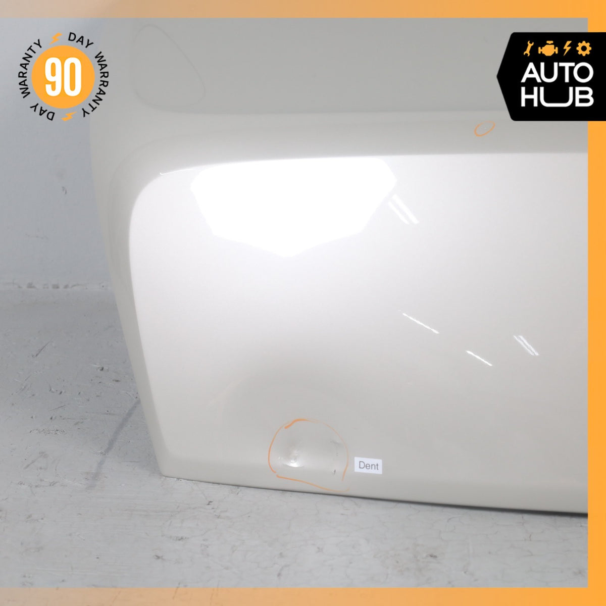 12-14 Bentley Continental GT Coupe Trunk Lid Panel Assembly White OEM 56k - photo 4