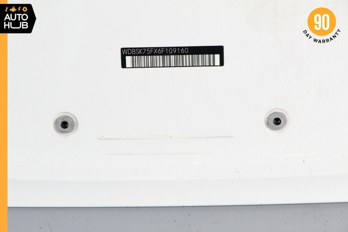 03-12 Mercedes R230 SL500 SL550 SL55 AMG Trunk Lid License Plate Holder OEM - photo 8