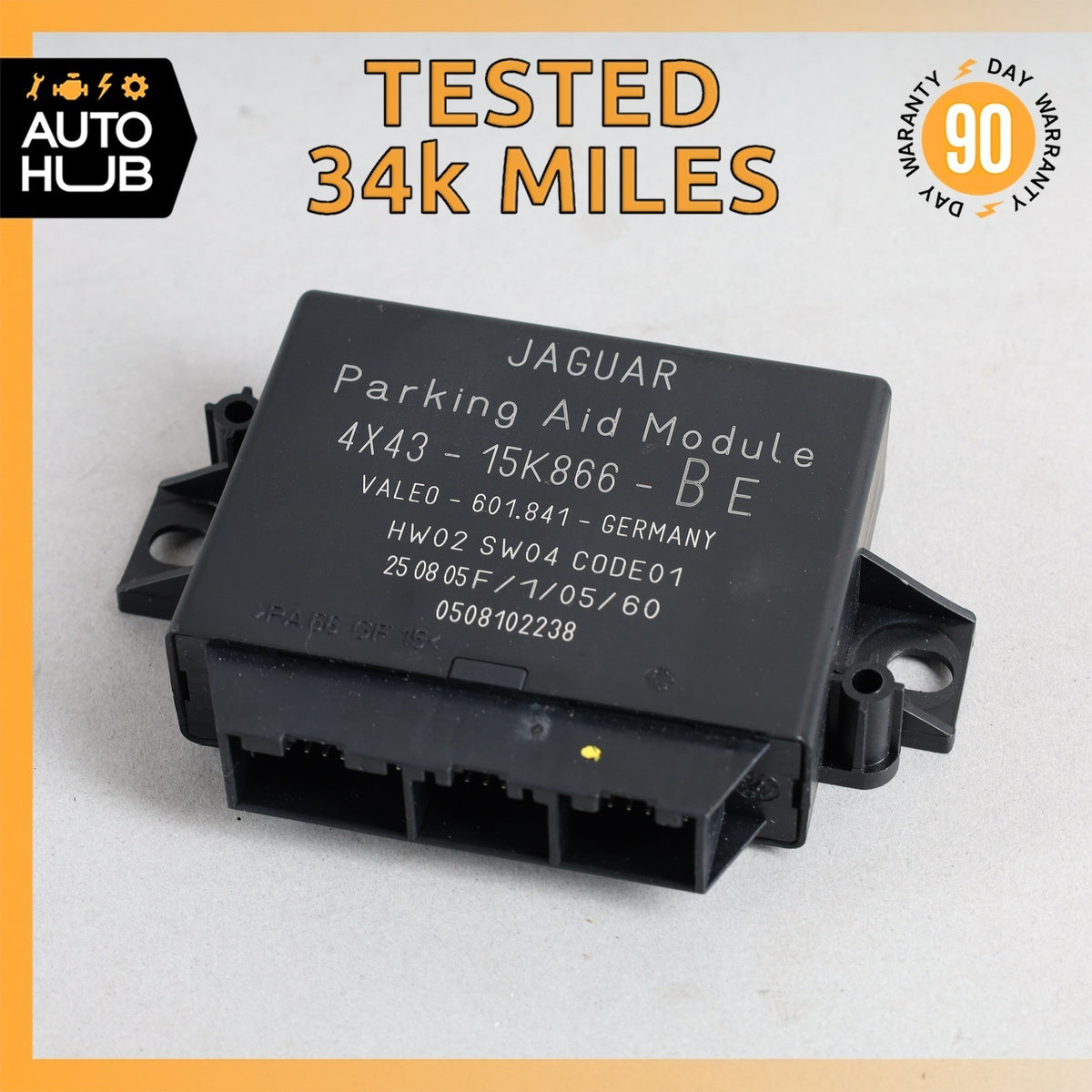 05-19 Aston Martin DB9 Rapide Parking Brake Control Module 4X4315K866BE OEM 34k - photo 1