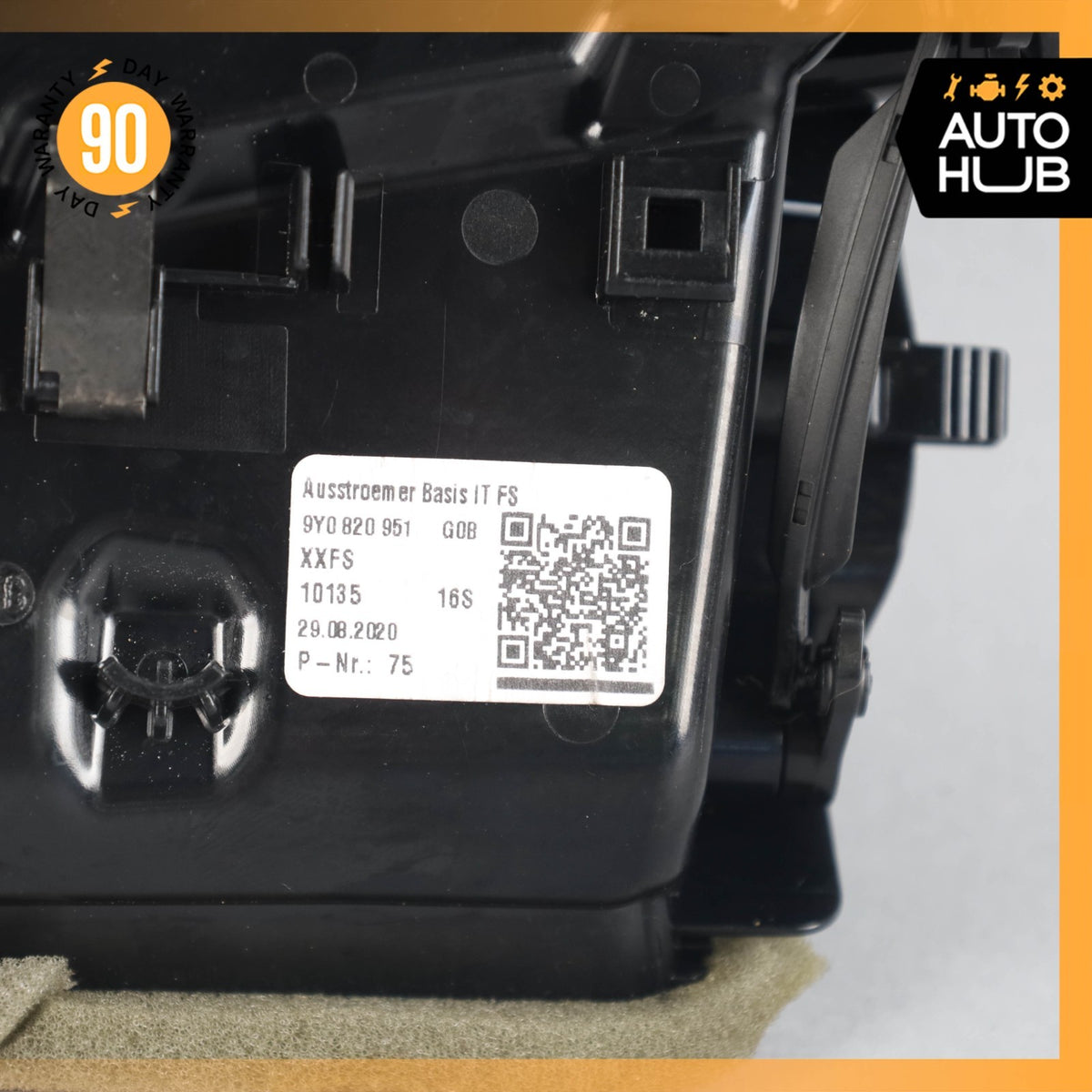 Porsche Cayenne 9Y0 Left Side Dashboard Outer A/C AC Air Vent 9Y0820951 OEM - photo 9