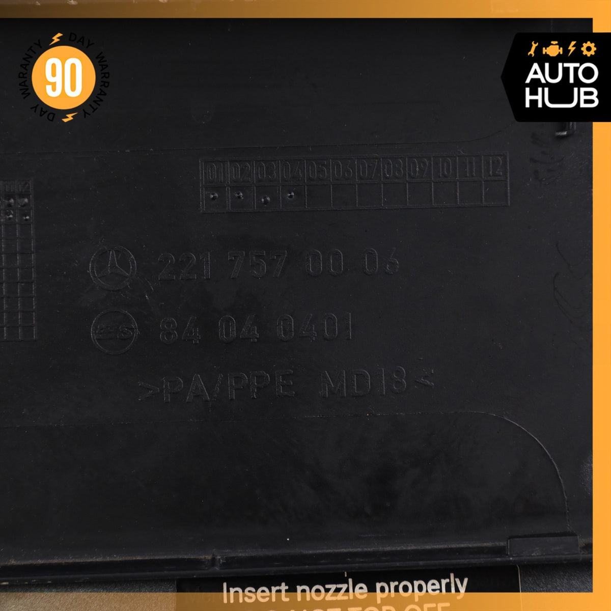 07-13 Mercedes W221 S550 S400 S63 AMG Fuel Door Lid Gas Tank Cover OEM - photo 7