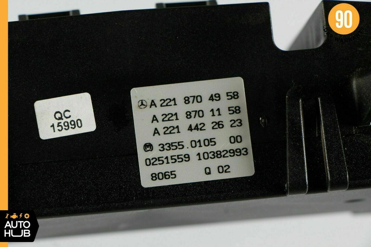 07-14 Mercedes W221 S550 CL550 S400 A/C AC Heater Climate Control Switch OEM - photo 11