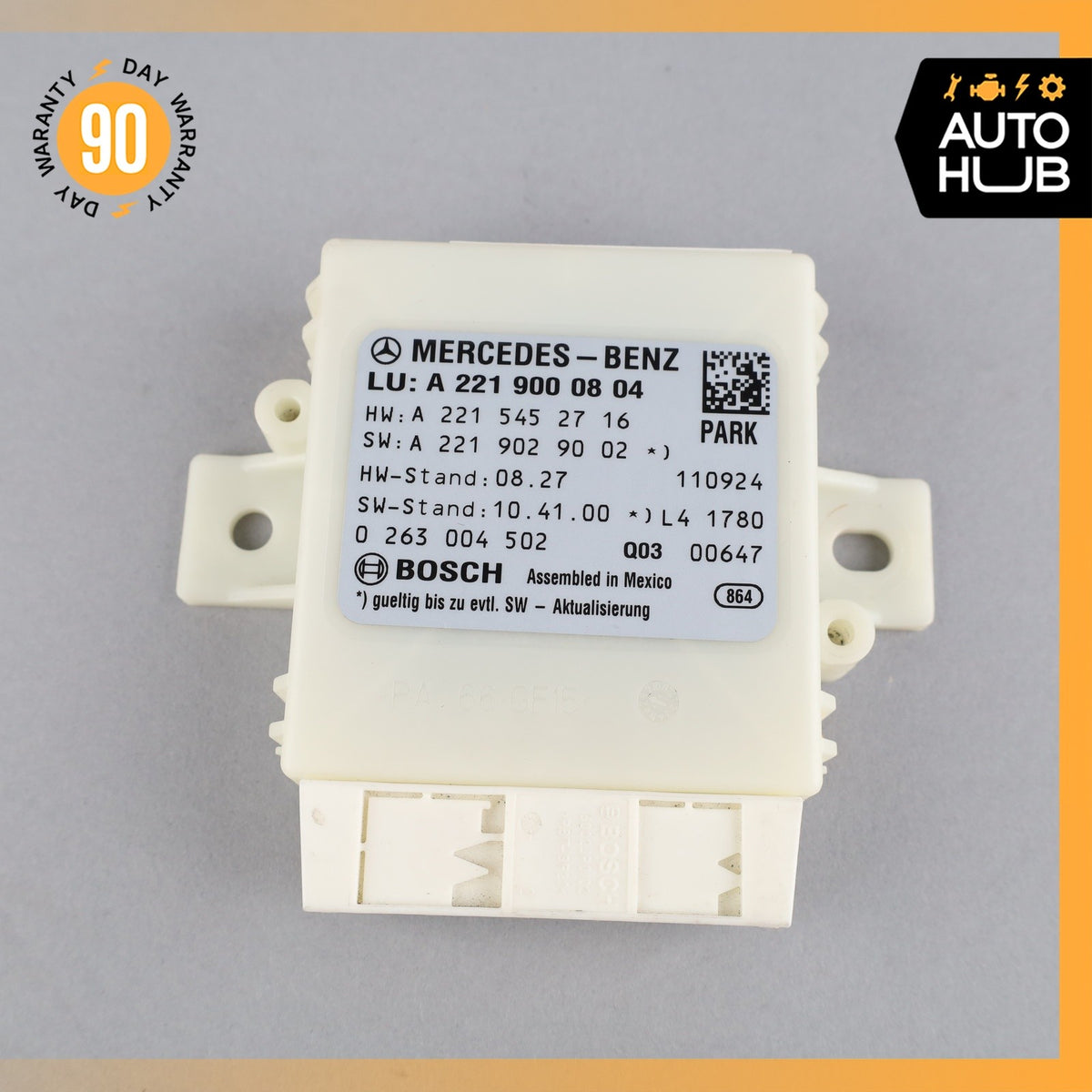 10-14 Mercedes W221 S550 CL550 Rear Parking Parktronic Control Module OEM - photo 6