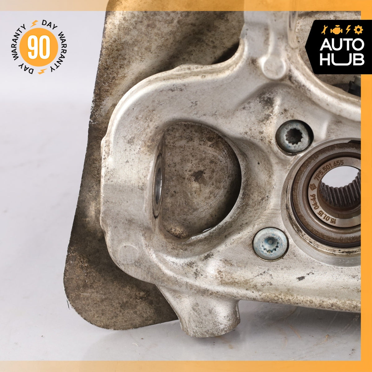 11-18 Porsche Cayenne 958 Front Left Driver Side Knuckle Spindle 7P0407245A OEM - photo 10