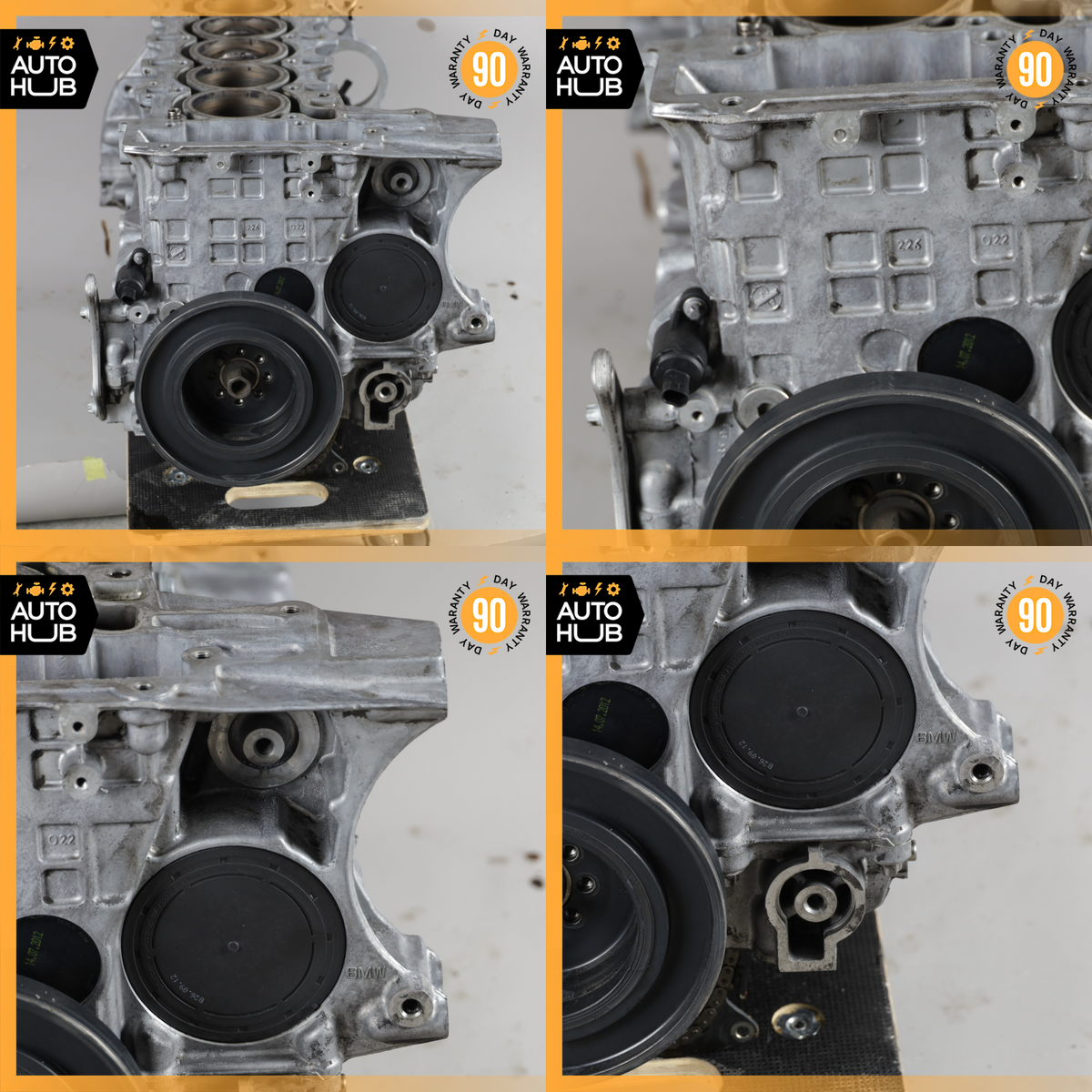 12-19 BMW F01 740i X5 X3 3.0L Straight Six N55B30 Engine Motor Block OEM - photo 17